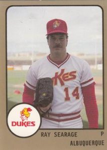 Ray Searage 1988 minor league baseball card
