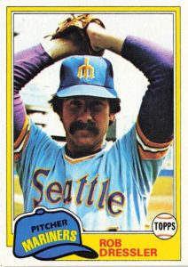 Rob Dressler 1981 Topps Baseball Card