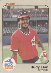 Rudy Law 1983 Fleer Baseball Card