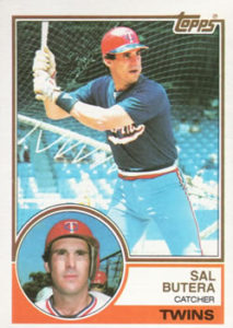 Sal Butera 1983 Topps Baseball Card