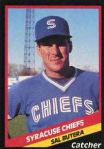 Sal Butera 1988 minor league baseball card