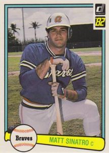Matt Sinatro 1982 Donruss Baseball Card