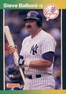 Steve Balboni 1989 Donruss Traded Baseball Card