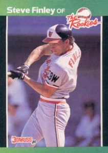 Steve Finley 1989 Donruss Baseball Card
