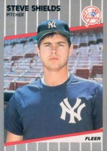 Steve Shields 1989 Fleer Baseball Card