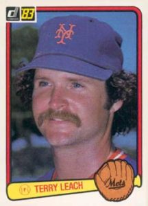 Terry Leach 1983 Donruss Baseball Card