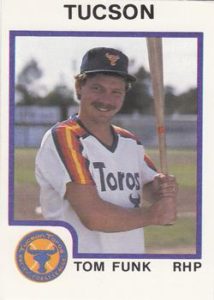 Tom Funk 1987 minor league baseball card