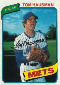 Tom Hausman 1980 Topps Baseball Card