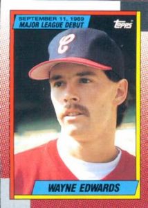 Wayne Edwards 1990 Topps Baseball Card