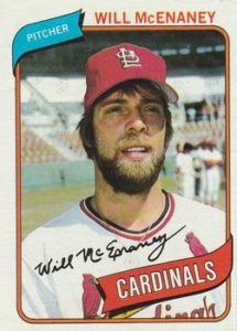 Will McEnaney 1980 Topps Baseball Card