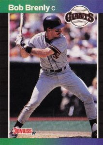 Bob Brenly 1989 Donruss Baseball Card
