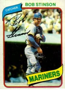 Bob Stinson 1980 Topps Baseball Card
