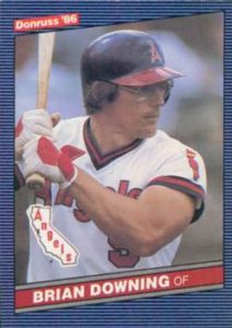 Brian Downing 1986 Donruss Baseball Card