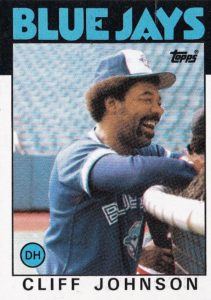 Cliff Johnson 1986 Topps Baseball Card
