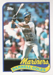 Darnell Coles 1989 Topps Baseball Card