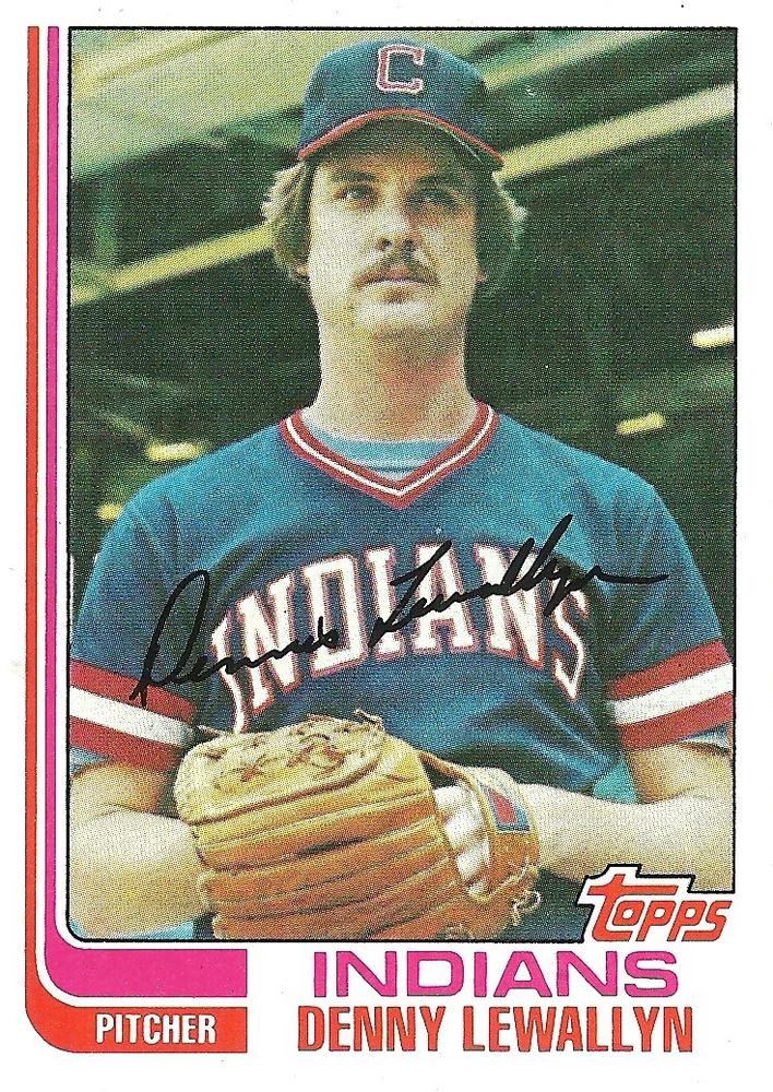 Dennis Lewallyn 1982 Topps Baseball Card - 1980s Baseball