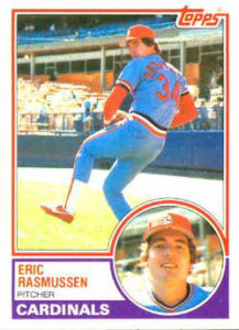 Eric Rasmussen 1983 Topps Baseball Card