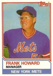 Frank Howard 1983 Topps Baseball Card