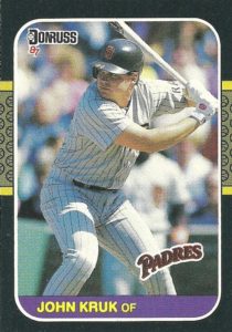 John Kruk 1987 Donruss baseball card