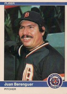 Juan Berenguer 1984 Fleer Baseball Card