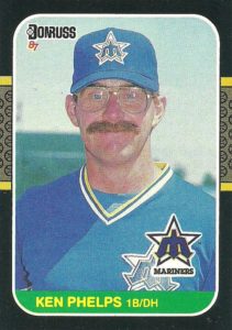 Ken Phelps 1987 Donruss Baseball Card