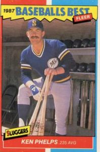 Ken Phelps 1987 Fleer Baseball Card