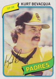 Kurt Bevacqua 1980 Topps Baseball Card