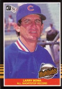 Larry Bowa 1985 Donruss Baseball Card