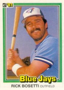 Rick Bosetti 1981 Donruss Baseball Card
