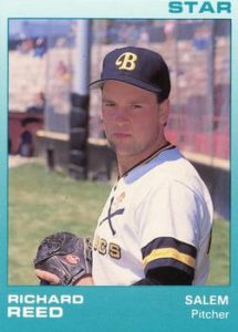 Rick Reed 1988 minor league baseball card