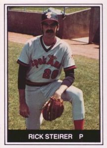 Rick Steirer 1982 minor league baseball card