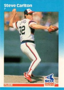 Steve Carlton 1987 Fleer baseball Card