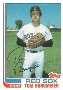 Tom Burgmeier 1982 Topps Baseball Card