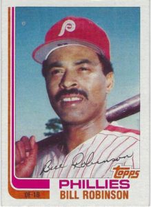 Bill Robinson 1982 Topps baseball card