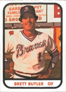 Brett Butler 1981 baseball card