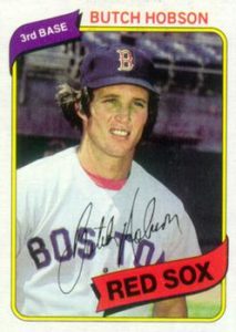 Butch Hobson 1980 baseball card