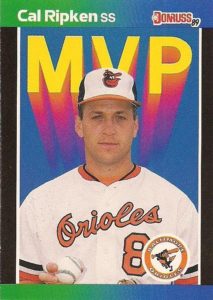 Cal Ripken Jr. 1989 Donruss Baseball Card