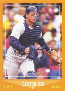 Carlton Fisk 1988 Score baseball card