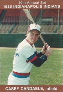 Casey Candaele 1985 minor league baseball card