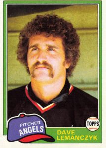 Dave Lemanczyk 1981 Topps baseball card