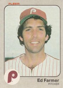 Ed Farmer 1983 Fleer Baseball Card