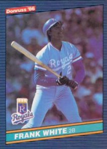 Frank White 1986 Donruss Baseball Card