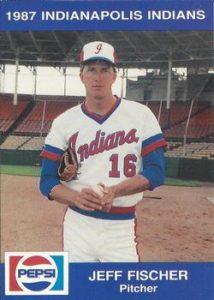 Jeff Fischer 1987 minor league baseball card