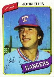John Ellis 1980 Topps Baseball Card