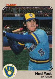 Ned Yost 1983 Fleer Baseball Card