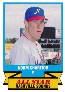 Norm Charlton 1988 minor league baseball card