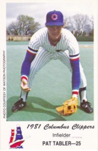 Pat Tabler 1981 minor league baseball card