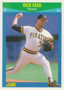 Rick Reed 1990 Score Baseball Card