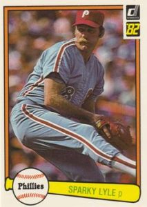 Sparky Lyle 1982 Donruss Baseball Card