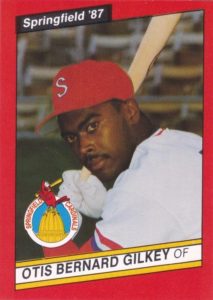 Bernard Gilkey 1987 minor league basebal lcard